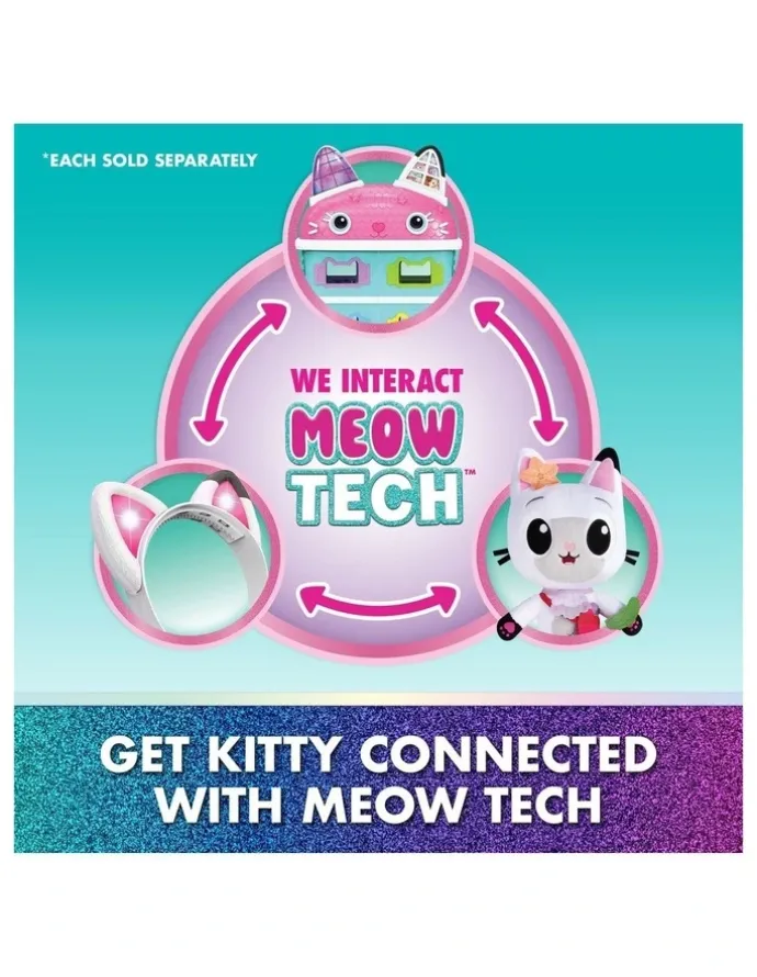 Gabby's Dollhouse Meow-mazing Interactive Ears Headband with Lights