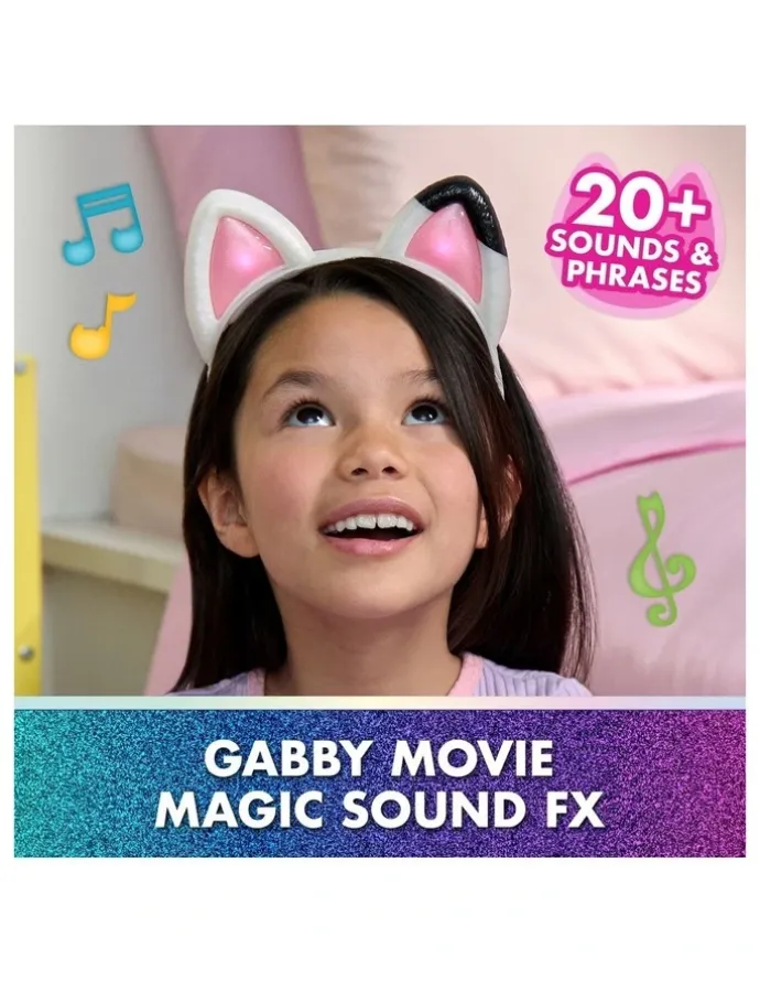 Gabby's Dollhouse Meow-mazing Interactive Ears Headband with Lights