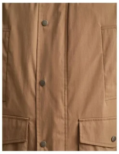 Gant Field Decker Jacket in Warm Khaki