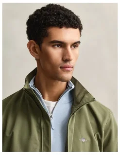 Gant Lightweight Hampshire Jacket in Dry Herb Green