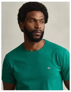 Gant Regular Fit Shield T-Shirt in Botanical Hue