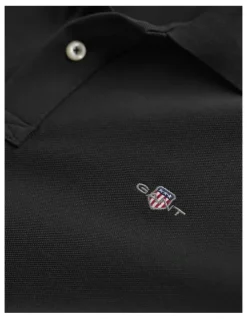 Gant Shield Pique Rugger in Black