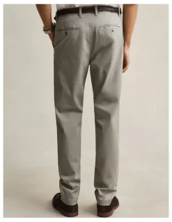 Gant Slim Fit Classic Chinos in Pewter Grey