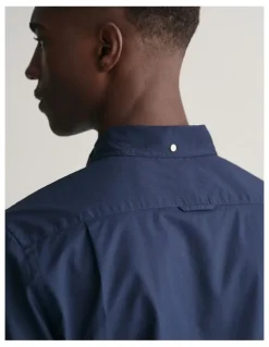 Gant Slim Fit Poplin Shirt in Marine