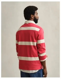 Gant Striped Rugger in Creamed White