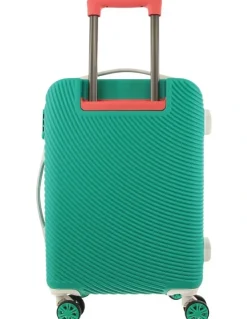GAP Travel Stripe 56cm Hard-Shell Cabin Suitcase in Turquoise