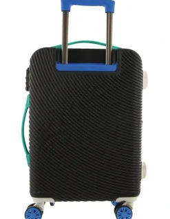 GAP Travel Stripe 56cm Hard-Shell Cabin Suitcase in Black