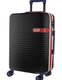 GAP Travel Varsity 56cm Hard-Shell Cabin Suitcase in Black