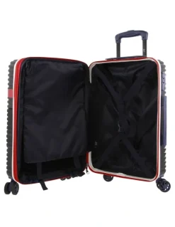 GAP Travel Varsity 56cm Hard-Shell Cabin Suitcase in Black