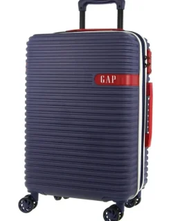 GAP Travel Varsity Hard Shell Large and Cabin 2-piece Set + Luggage Tag in Navy
