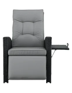 Gardeon Outdoor Recliner Chairs in Grey