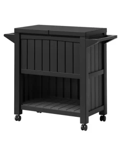 Gardeon Outdoor Storage Cabinet Box 80L in Black