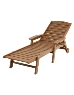 Gardeon Sun Lounge Lounger Beach Chair in Brown