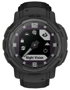 Garmin Instinct Crossover Solar Hybrid GPS Smartwatch Tactical Edition in Black