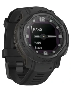 Garmin Instinct Crossover Solar Hybrid GPS Smartwatch Tactical Edition in Black