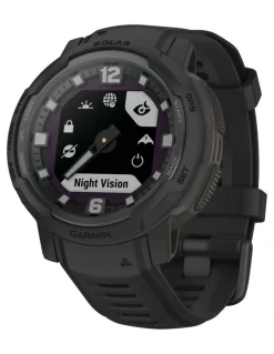 Garmin Instinct Crossover Solar Hybrid GPS Smartwatch Tactical Edition in Black