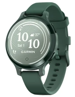 Garmin Lily 2 Active Smartwatch With Silicone Band in Green