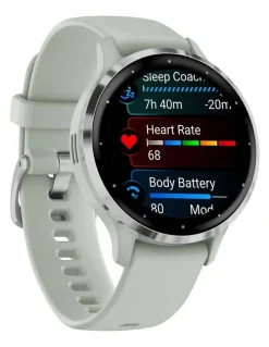 Garmin Venu 3S Smartwatch in Sage Gray/Passivated