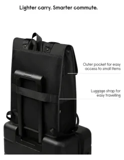 Gaston Luga Gaston Luga Dsh (18.5L) Waterproof 16 Laptop Backpack - Black