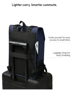 Gaston Luga Gaston Luga Dsh (13L) Waterproof 14 Laptop Backpack - Dark Blue