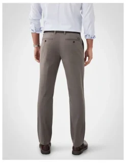 GAZMAN Comfort Stretch Chino Pant in Walnut