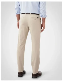 GAZMAN Comfort Stretch Chino Pant in Sand