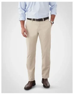 GAZMAN Comfort Stretch Chino Pant in Sand