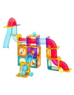 Gem Toys Durable Magnetic Tiles/Puzzle with Storage Bag 88 Pieces