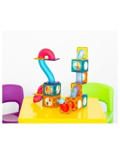 Gem Toys Durable Magnetic Tiles/Puzzle with Storage Bag 88 Pieces
