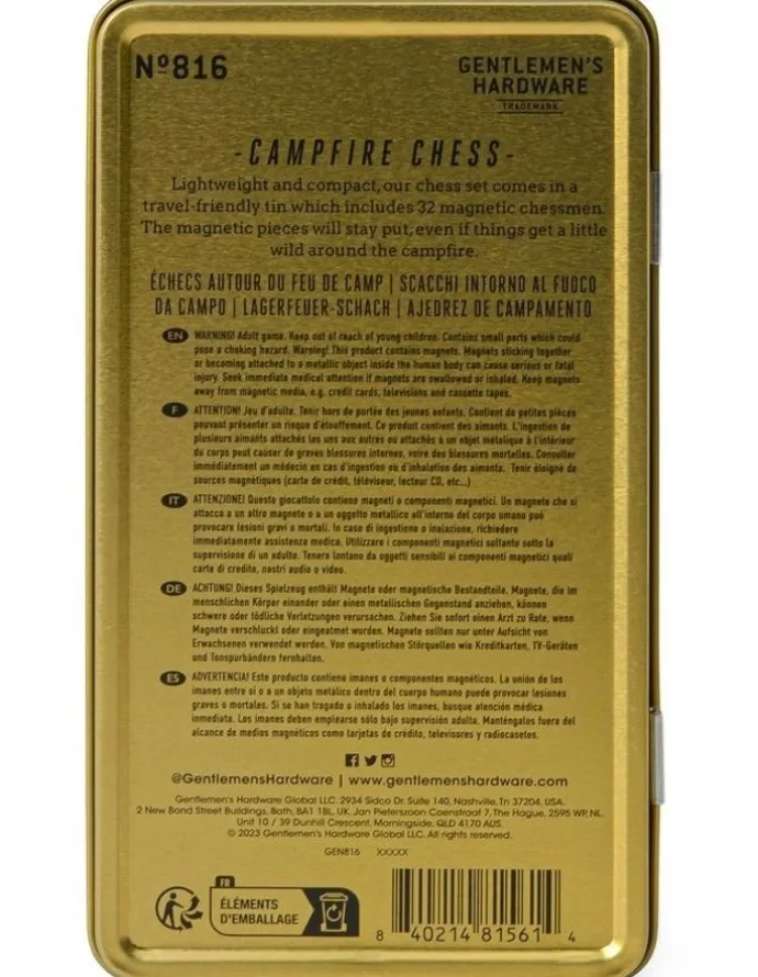 Gentlemen's Hardware Campfire Chess