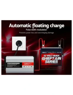 Giantz 30 Amp ATV 4WD Boat Caravan 12V 30A Car Battery Charger Inverter