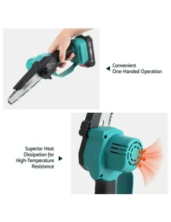 Giantz 6 Mini Cordless Electric Chainsaw Rechargeable Wood Cutter