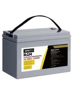 Giantz Portable Solar Caravan Camping AGM 12V 135Ah Deep Cycle Battery Box