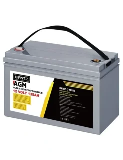 Giantz Portable Solar Caravan Camping AGM 12V 135Ah Deep Cycle Battery Box