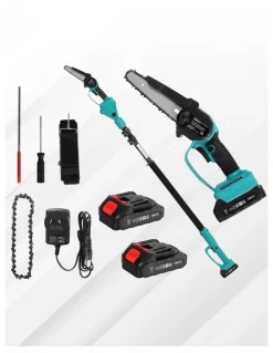 Giantz Telescopic Pole Chainsaw Trimmer Kit 20V Battery