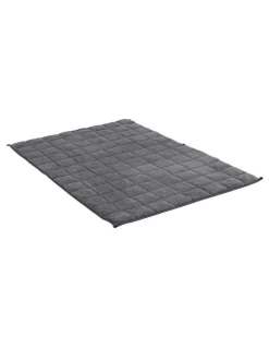 Giselle Bedding Anti Anxiety Gravity Sherpa Fleece Weighted Blanket in Grey