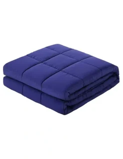 Giselle Bedding Anti Anxiety Weighted Blanket 9kg in Royal Blue