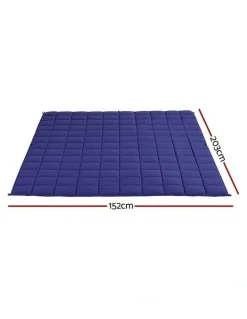 Giselle Bedding Anti Anxiety Weighted Blanket 9kg in Royal Blue