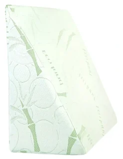 Giselle Bedding Bamboo Cover Wedge Pillow in Green