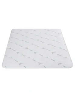 Giselle Bedding Bamboo Fabric Double Electric Blanket in White
