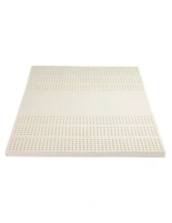 Giselle Bedding Bedding Natural Latex Topper 5cm in White
