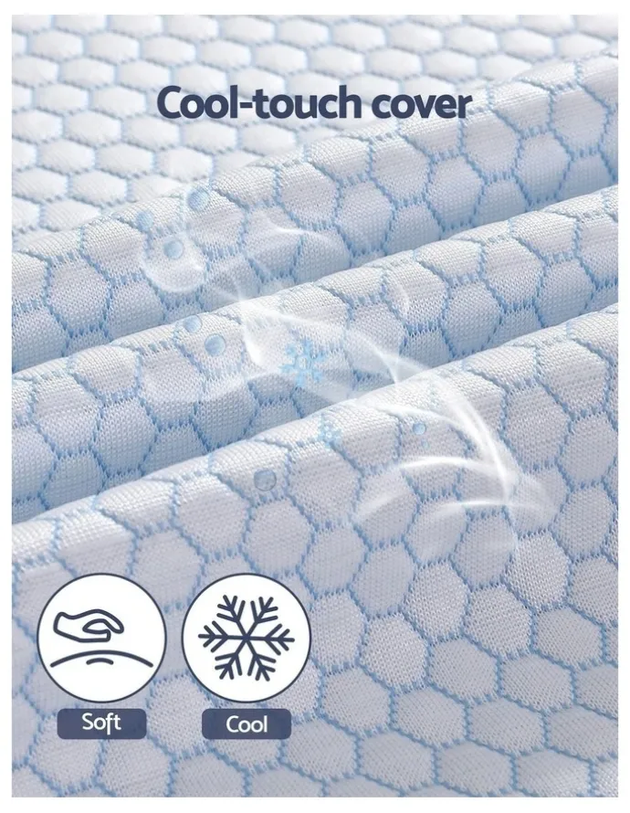Giselle Bedding Bedding Natural Latex Topper 5cm in White