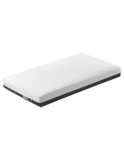 Giselle Bedding Cot Mattress Gel Foam 13cm in White