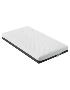 Giselle Bedding Cot Mattress Gel Foam 13cm in White