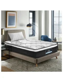 Giselle Bedding Euro Top Foam King Single Size Mattress 32cm in White