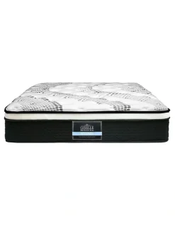 Giselle Bedding Euro Top Foam King Single Size Mattress 32cm in White