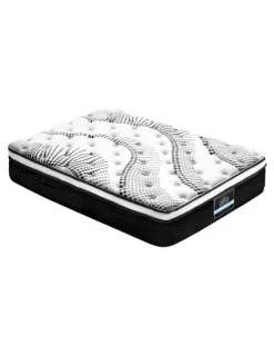 Giselle Bedding Euro Top Foam King Single Size Mattress 32cm in White
