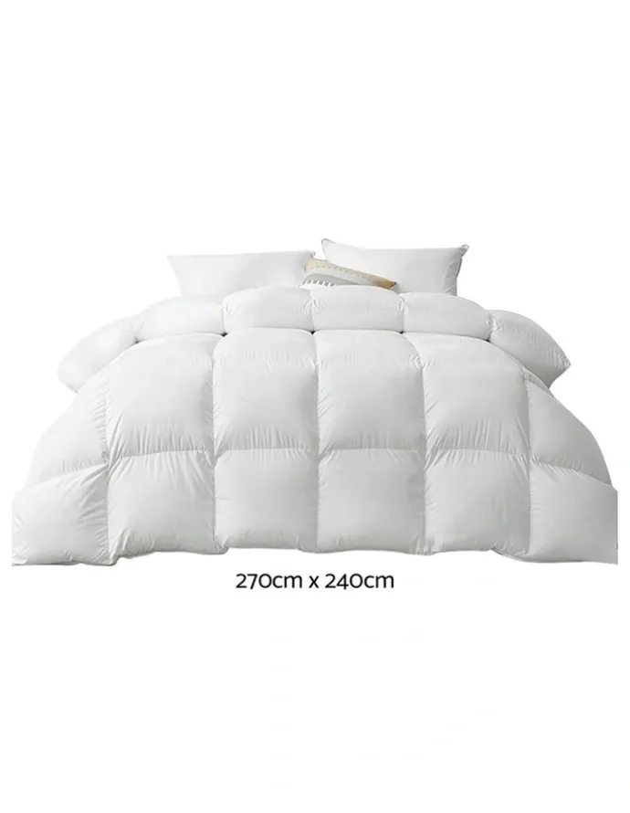 Giselle Bedding 800GSM Goose Down Feather Quilt Super King
