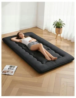 Giselle Bedding Japanese Floor Mattress 10cm in Black