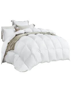 Giselle Bedding Queen Size Duck Down Feather Quilt in White